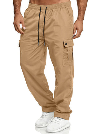 Men’s Loose Fit Straight-Leg Workwear Pants – Outdoor Utility Trousers