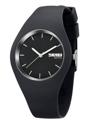 Simple Jelly Color Couple Waterproof Watch