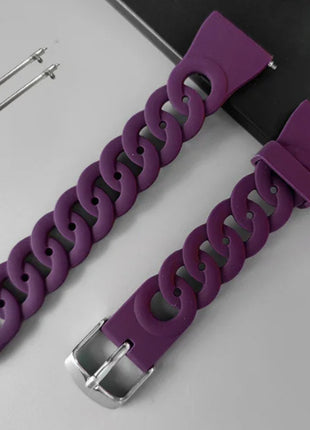 スマートウォッチ リング ブレスレット シリコン製汎用腕時計リストバンド