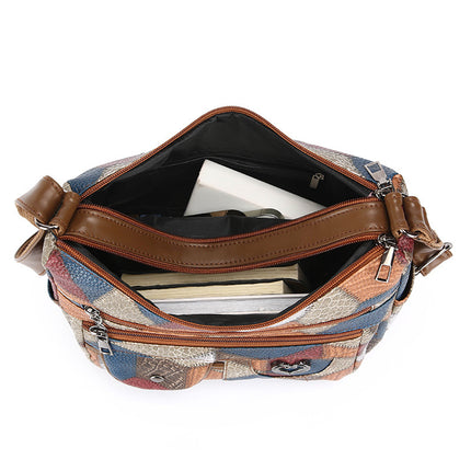 Sewing Thread Casual Crossbody Bag