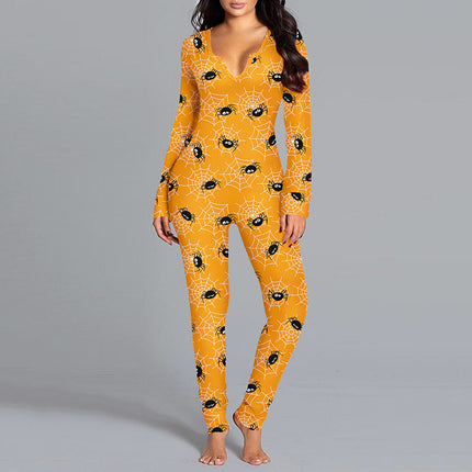 Halloween Long Sleeve One Piece Pyjamas