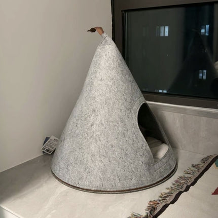 Enclosed Indoor Pet Nest DIY Christmas Tent Style