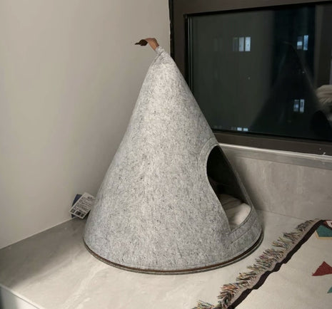 Enclosed Indoor Pet Nest DIY Christmas Tent Style