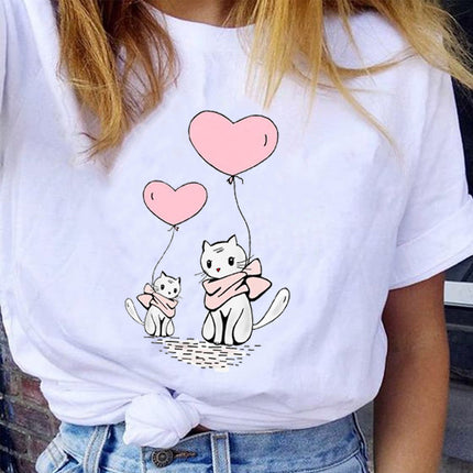 Cute 90s Love Short Sleeve T-shirt