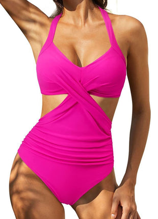 Cross Midriff Outfit Sexy Swimsuit