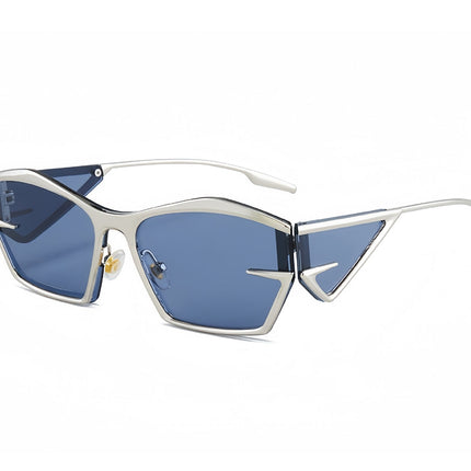 Futuristic Full-Frame Sunglasses – Technology-Inspired Fashion
