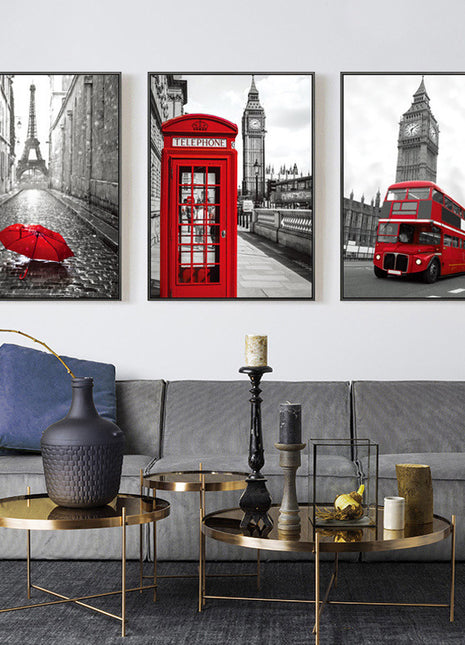 London Street 3 Piezas - 70x100 cm