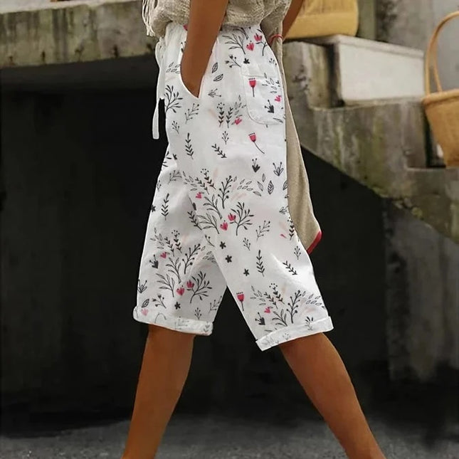 Casual Drawstring Seersucker Pocket Beach Shorts