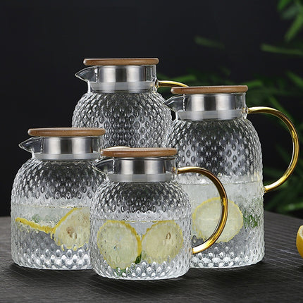 Borosilicate Transparent Glass Pitcher