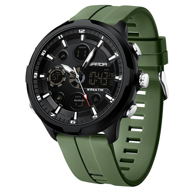 Casual Waterproof Luminous Multifunctional Watch