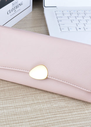 Soft Leather Long Wallet