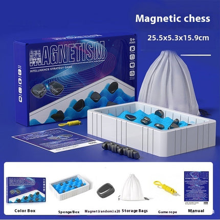 Magnetic Effect Double Board Game Logic Thinking Training Toys Leisure Magnetic Suction Battle Chess