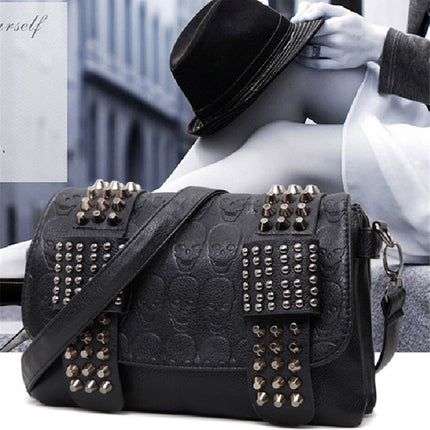 Fashion Black Leather Bags
