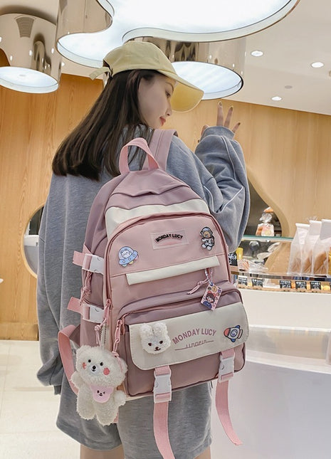 Mori All-match Backpack Large Capacity Shoulders