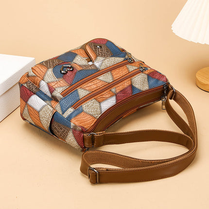 Sewing Thread Casual Crossbody Bag