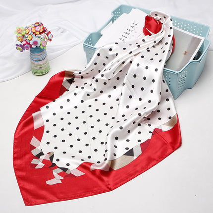 High-end Versatile Vintage Printed Workplace Scarf