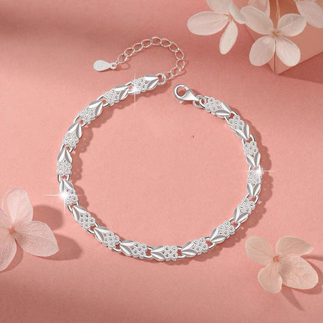 Pulsera de lujo de plata de alta calidad