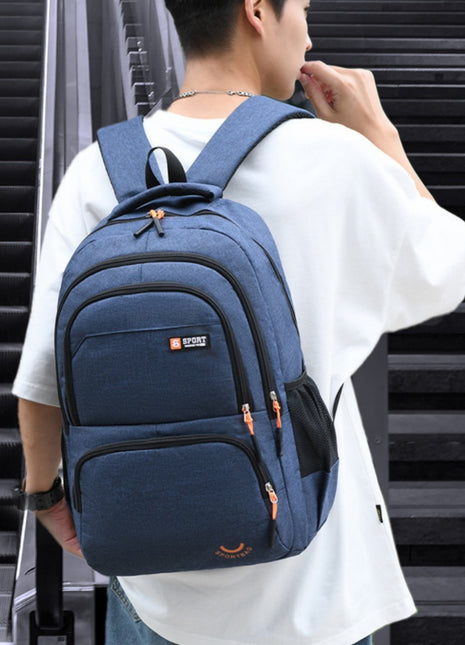 Large Capacity Outdoor Casual Computer Business Schoolbag Junior High School Students Backpack