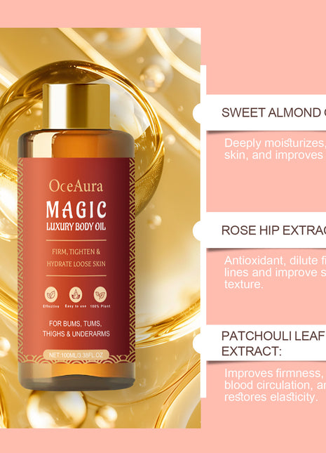 OceAura Aceite Corporal Hidratante para la Piel | Aceite de Tratamiento Corporal Hidratante y Nutritivo