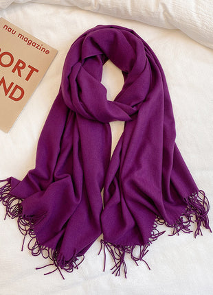Tassel Cashmere Scarf