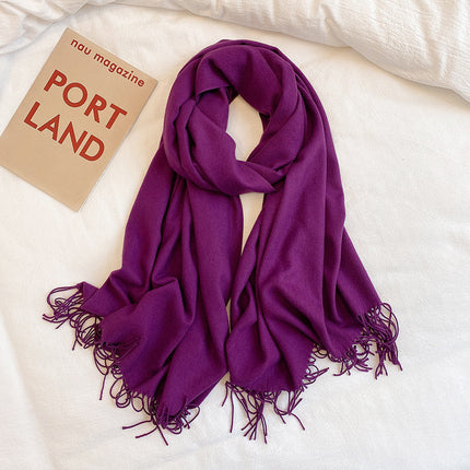 Tassel Cashmere Scarf