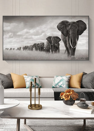 アフリカゾウ - 60x120 cm