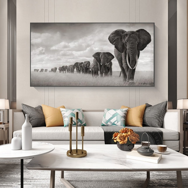 African Elephant - 60x120 cm