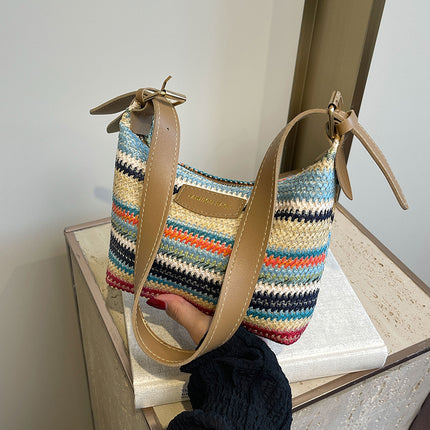 Soft Woven Shoulder Bag
