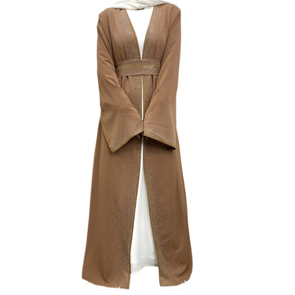 Sparks Lace-up With Pocket Abaya