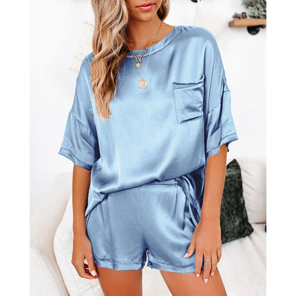 Short Sleeve Short Pants Pyjamas Set