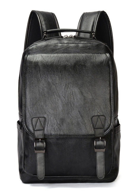 PU Large Capacity Computer Backpack | Waterproof Anti-Theft Business Laptop Bag