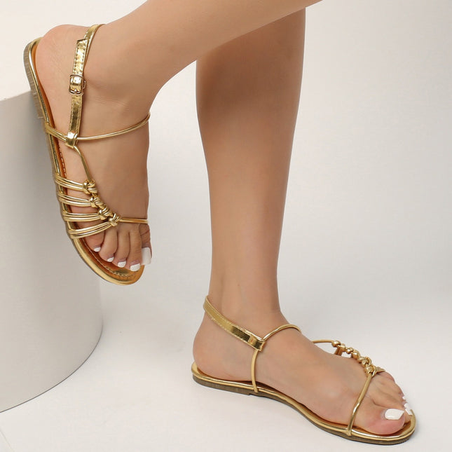Square Toe Simple Sandals