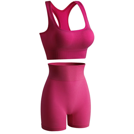 Wireless Bra and Shorts Sport Set