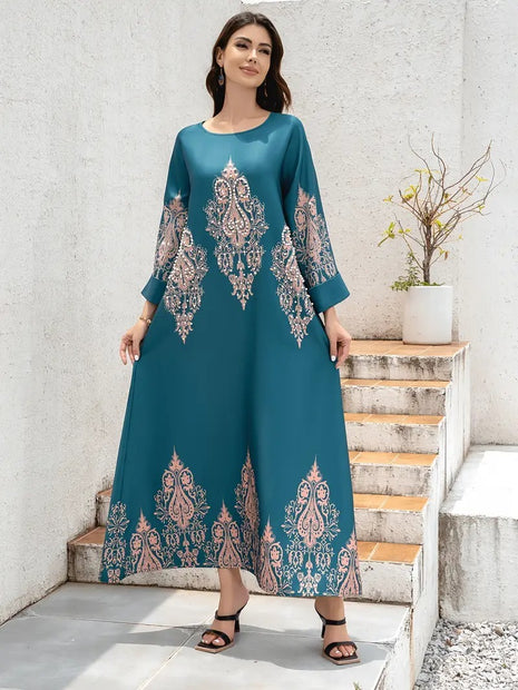 Vestido Largo Floreado