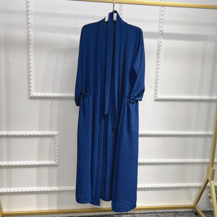 Lace-up Stitching Elegant Abaya