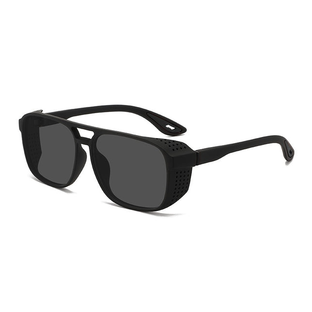 Double-Beam Frame with Side-Cutout Design Polarized Sunglasses