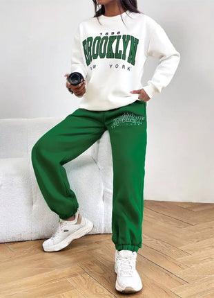 Long-sleeved and Pants Set