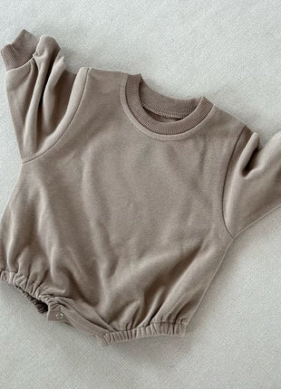 Baby Cotton Winter Onesie – 0–24 Months