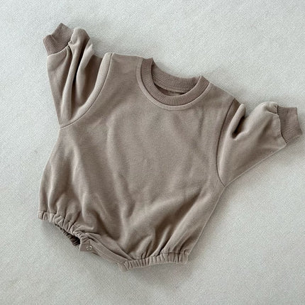 Baby Cotton Winter Onesie – 0–24 Months