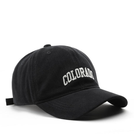 Japanese Fashionable Retro Letter Embroidery Cap