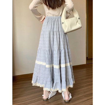 Sense Stitching Gentle Drape Skirt