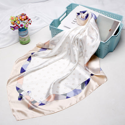 High-end Versatile Vintage Printed Workplace Scarf