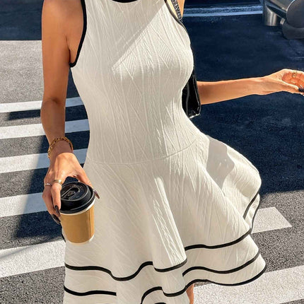 Pure Desire Stitching Sleeveless Dress