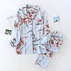 Rayon long sleeve white lily