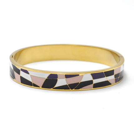 Stainless Steel and Enamel Bangles