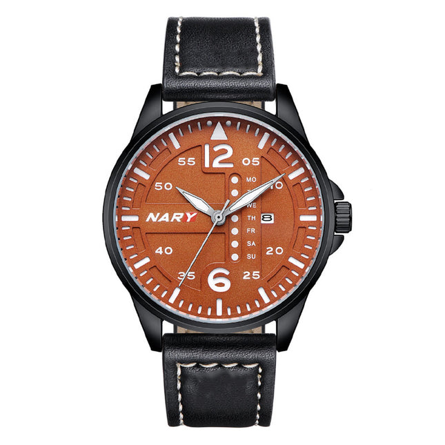 Stylish Sophisticated Dial Water-resistant Quartz Watch
