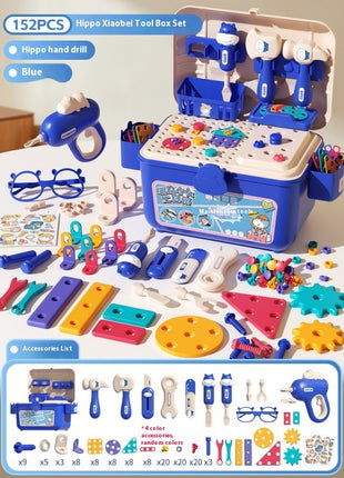 お子様向け修理ツールボックス – 組み立て分解知育玩具セット