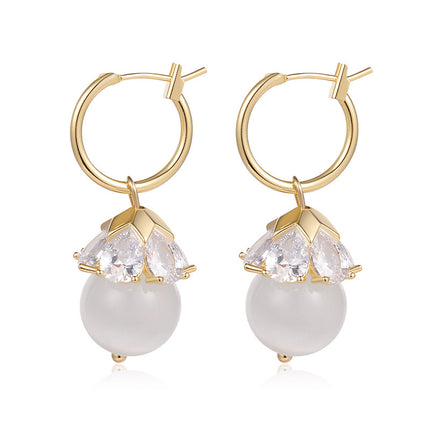 Opal Butterfly Stud Earrings