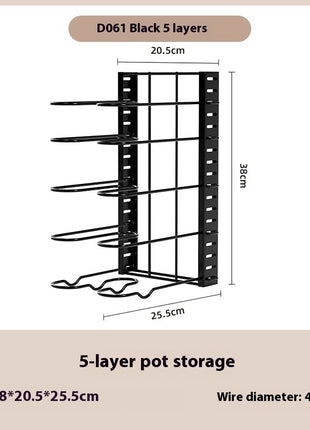 Removable Folding Multi-functional Kitchen Rack