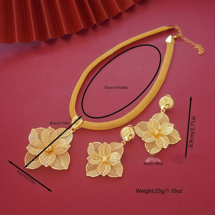 Pendant Necklace & Earrings Set